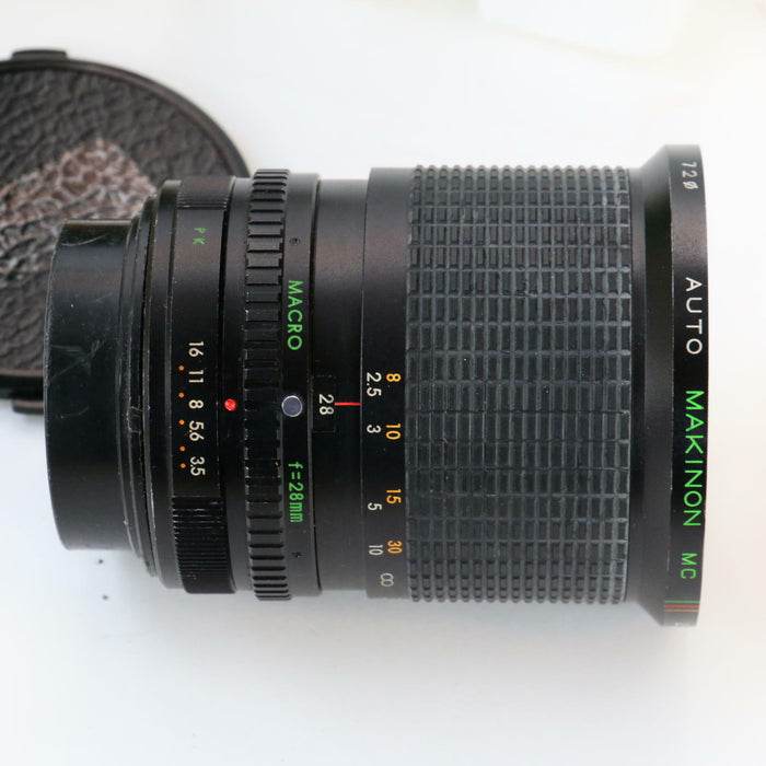 MAKINON 28-80mm Zoom MACRO f3.5-4.5 For Pentax K Camera Lens Rare (VGC) Boxed - Very Good - Attic Discovery Shop