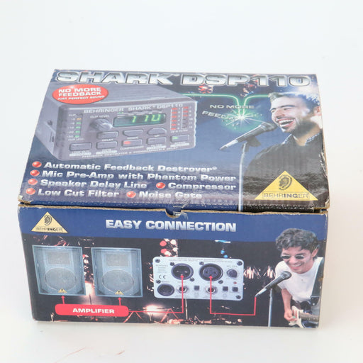 Boxed Behringer Shark DSP110 Feedback Destroyer / Signal Processor with PSU NEW - Like New - Attic Discovery Shop