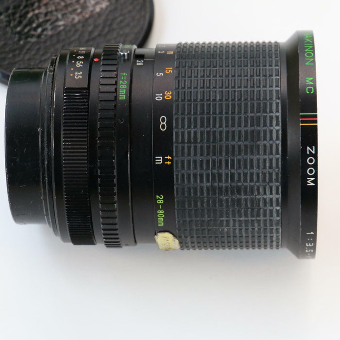 MAKINON 28-80mm Zoom MACRO f3.5-4.5 For Pentax K Camera Lens Rare (VGC) Boxed - Very Good - Attic Discovery Shop