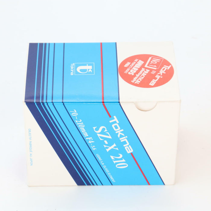 Tokina SZ-X 210 Camera Lens 70 210mm f4 - 5.6 SD VGC 52 (Near Mint!) Boxed - Very Good - Attic Discovery Shop