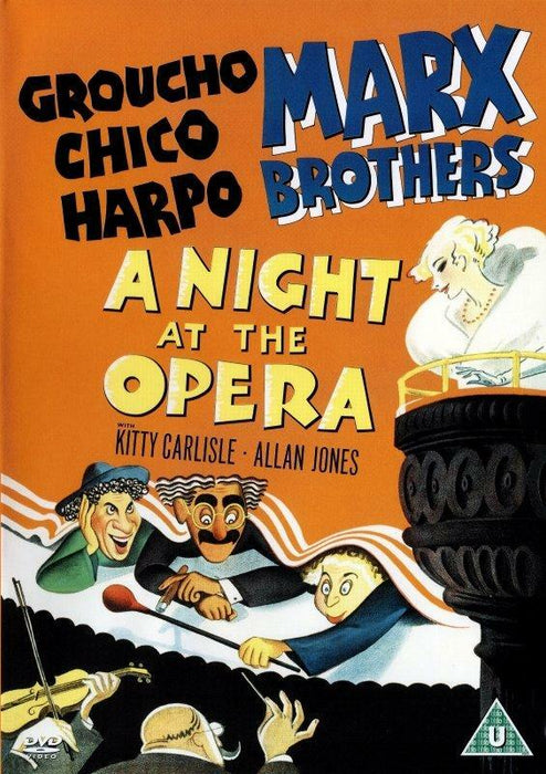 A Night at the Opera [DVD] [1935] [Region 2] - New Sealed - Attic Discovery Shop