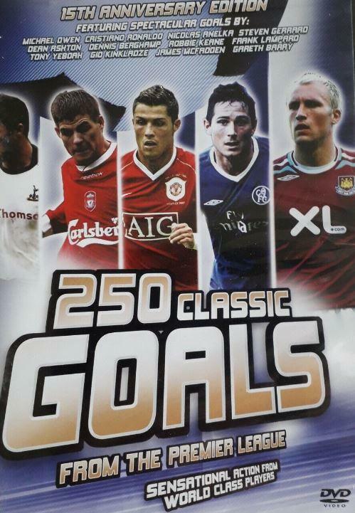 250 Classic Goals From The Premier League 15th Anniversary [DVD] [Region Free] - Like New - Attic Discovery Shop