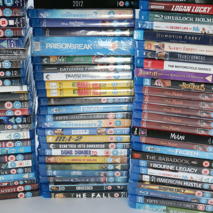 Blu-ray Job Lot Bundle x120 Some New Sealed Mixed Assorted Films Collection - Very Good - Attic Discovery Shop