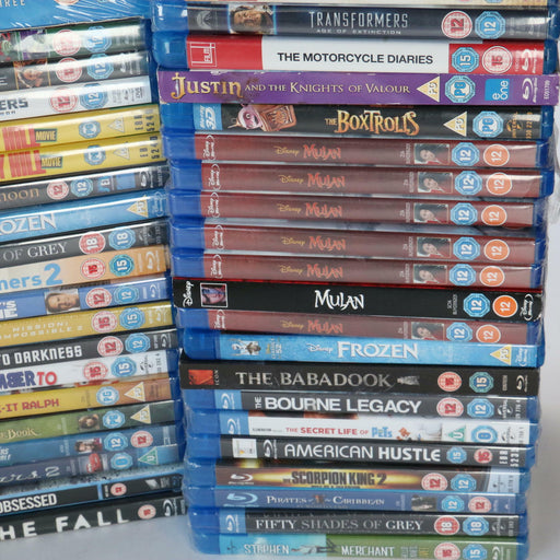 Blu-ray Job Lot Bundle x120 Some New Sealed Mixed Assorted Films Collection - Very Good - Attic Discovery Shop