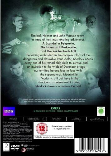 Sherlock: The Complete Series 2 Second Season [DVD] [Region 2 & 4] - New Sealed - Attic Discovery Shop