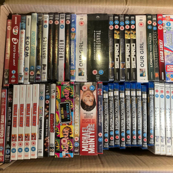 Wholesale DVD Joblot New Sealed Large Mixed Bundle Approx. 150+ RefID103 - Attic Discovery Shop