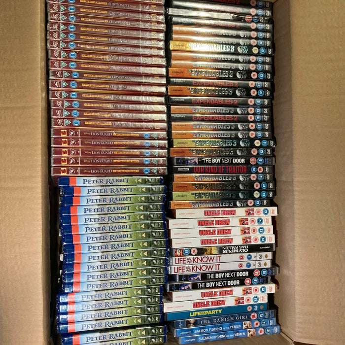 Wholesale DVD Joblot New Sealed Large Mixed Bundle Approx. 150+ RefID107 - Attic Discovery Shop