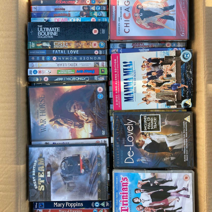 Wholesale DVD Joblot New Sealed Large Mixed Bundle Approx. 150+ RefID#153 - Attic Discovery Shop