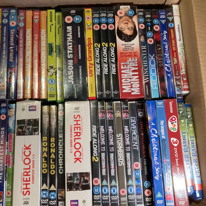 Wholesale DVD Joblot New Sealed Large Mixed Bundle Approx. 150+ RefID104 - Attic Discovery Shop