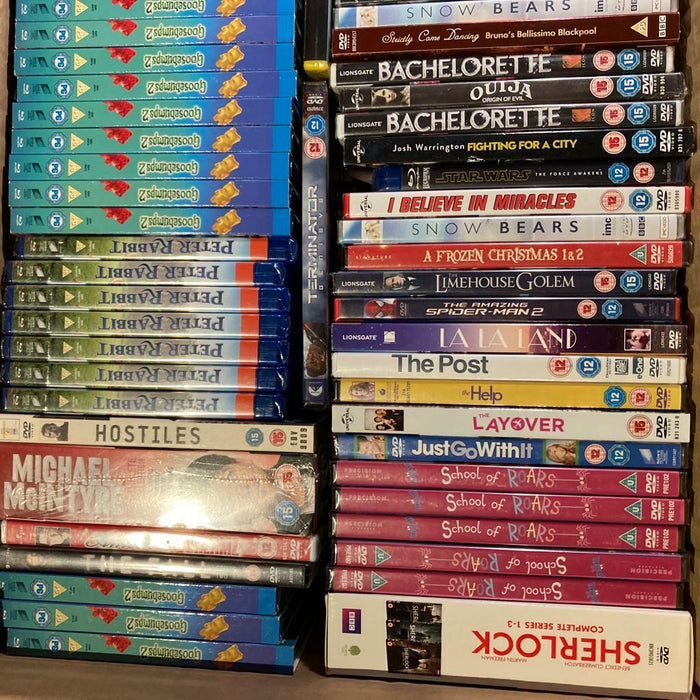 Wholesale DVD Joblot New Sealed Large Mixed Bundle Approx. 150+ RefID109 - Attic Discovery Shop