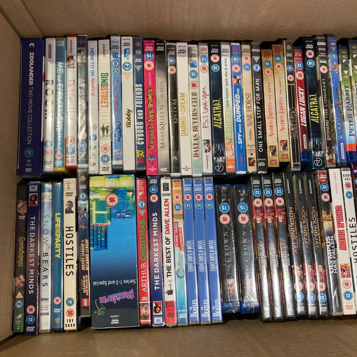 Wholesale DVD Joblot New Sealed Large Mixed Bundle Approx. 150+ RefID109 - Attic Discovery Shop