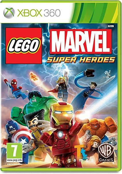 LEGO Marvel Super Heroes - Super Pack Art/Cover Version (Xbox 360 Game) - Very Good - Attic Discovery Shop