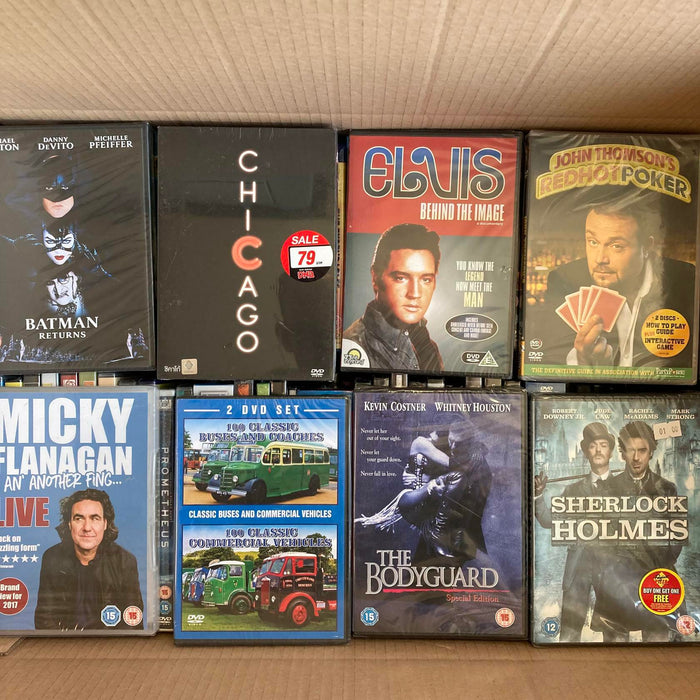 Wholesale DVD Joblot New Sealed Large Mixed Bundle Approx. 150+ RefID#311 - Attic Discovery Shop