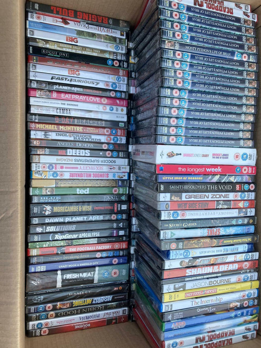 Wholesale DVD Joblot New Sealed Large Mixed Bundle Approx. 150+ RefID#500 - Attic Discovery Shop