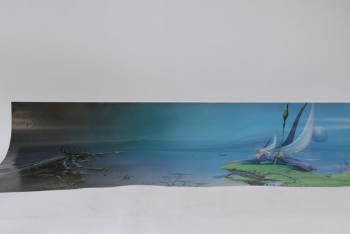 Eloy - Planets Vintage 1980s Poster Original Rare 80's Large Music Print - Good - Attic Discovery Shop