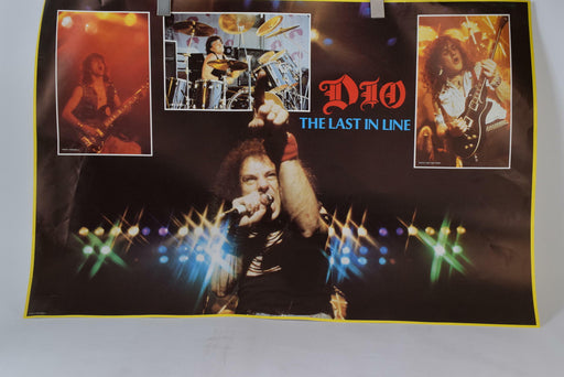 Dio The Last In Line Vintage Poster 1980s Original Printed 80's Rare Music Print - Good - Attic Discovery Shop
