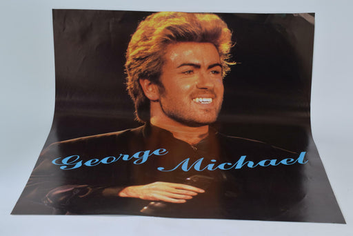 George Michael Black Suit Poster Vtg 1980s Original Printed 80s Rare Music Print - Good - Attic Discovery Shop