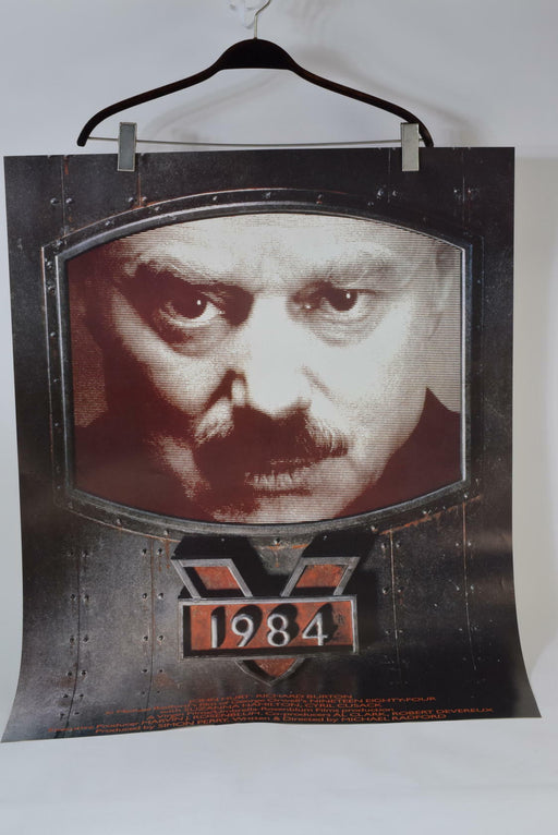 1984 George Orwell Vintage 1980s Poster Printed In 80s Original Rare Large Print - Good - Attic Discovery Shop