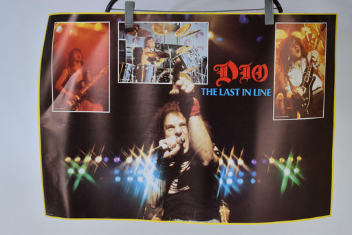 Dio The Last In Line Vintage Poster 1980s Original Printed 80's Rare Music Print - Good - Attic Discovery Shop
