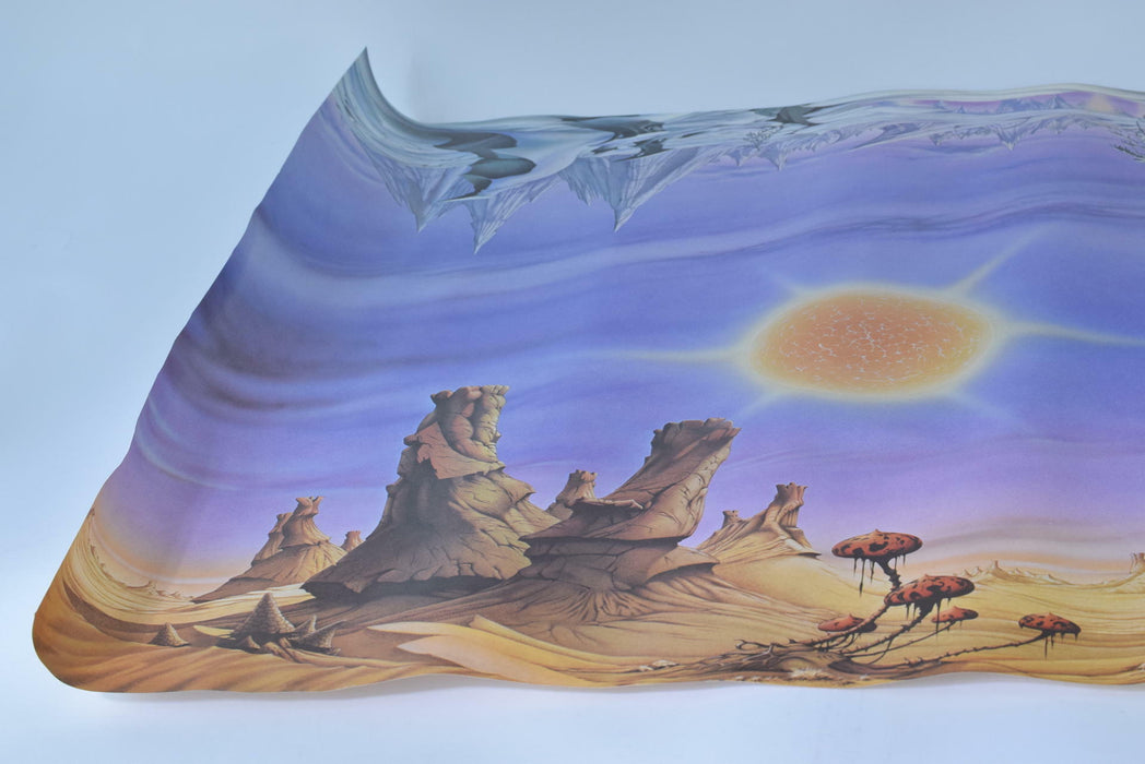 Magnum Rodney Matthews Vintage 1980s Poster Original Rare 80's Large Music Print - Good - Attic Discovery Shop