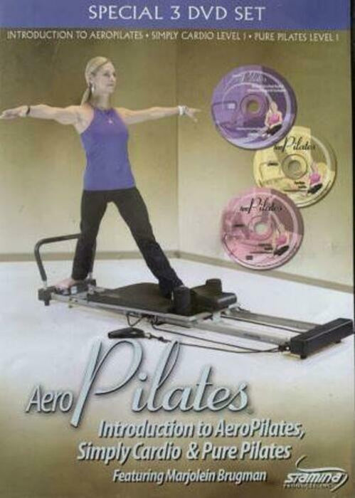 AEROPILATES 3 DVD Set, Introduction to Aeropilates, Simply Cardio & Pure Pilates - Very Good - Attic Discovery Shop