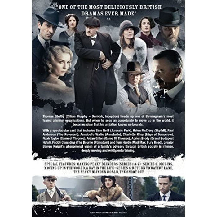 Peaky Blinders Series 1-4 [DVD Box Set] [Region 2] - New Sealed - Attic Discovery Shop