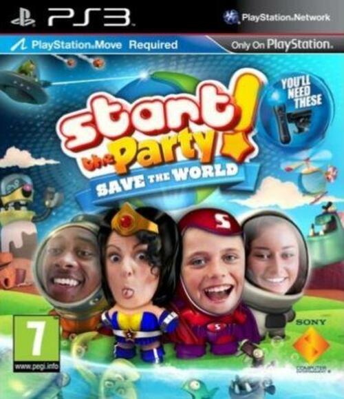Start the Party! Save the World - Move Required (PS3 PlayStation 3 Game) - Very Good - Attic Discovery Shop