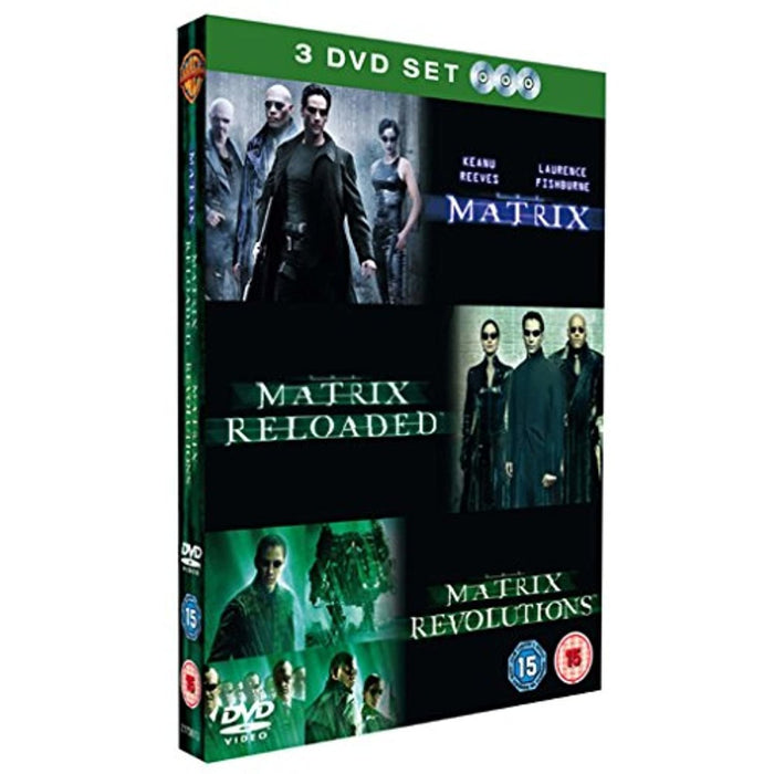 The Matrix Trilogy (3 Films Disc Box Set) [DVD] [Region 2] - New Sealed - Attic Discovery Shop