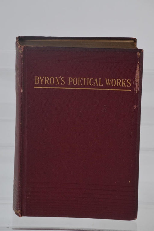 The Poetical Works Of Lord Byron Hardback Book Richard Edward King Rare Style - Good - Attic Discovery Shop