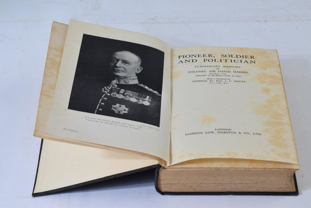Vintage Pioneer Soldier and Politician Book Colonel Sir David Harris - Good - Attic Discovery Shop